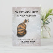 私と猫の引っ越しのお知らせ 案内状 (スタンド正面)
