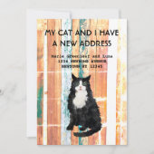 私と猫の引っ越しのお知らせ 案内状 (正面)