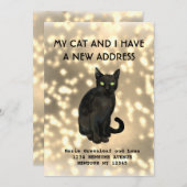 私と猫の引っ越しのお知らせ 案内状 (正面/裏面)