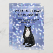 私と猫の引っ越しのお知らせ 案内状 (正面/裏面)