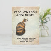 私と猫の引っ越しのお知らせ 案内状 (スタンド正面)