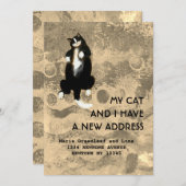 私と猫は引っ越したの 案内状 (正面/裏面)
