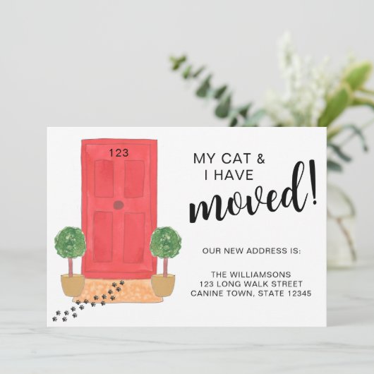 私と猫は引っ越してきた 案内状 (スタンド正面)