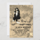 私と猫は引っ越しました 案内状 (正面)