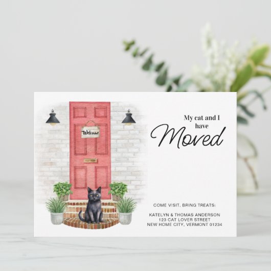 私と猫は赤い扉を動かしている 案内状 (スタンド正面)