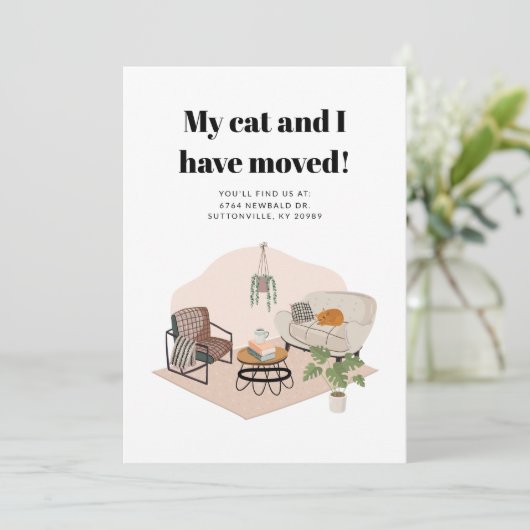 私と猫は転居先を変えた 案内状 (スタンド正面)