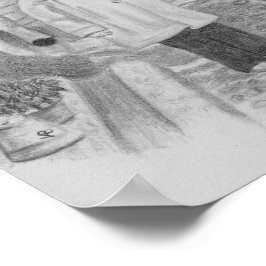 私と祖父のスケッチ ポスター