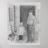 私と祖父のスケッチ ポスター (正面)