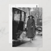 私と私のウェスティー， 1920s ポストカード (正面/裏面)