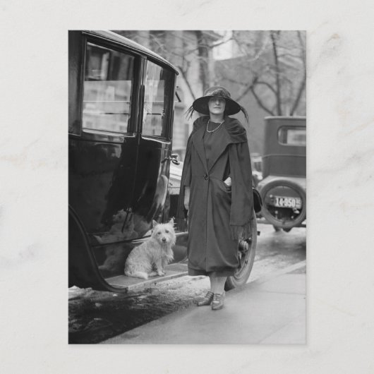 私と私のウェスティー， 1920s ポストカード (正面)