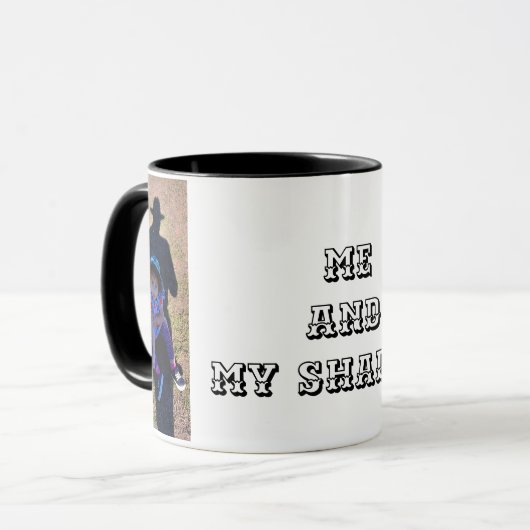 私と私のシャドウマグ1 マグカップ (正面左)