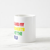 私と私のスプレッドシートが世界に対して コーヒーマグカップ (中央)