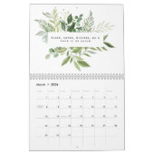 私と私の家については、主の写真を提供する カレンダー (3月 2026)