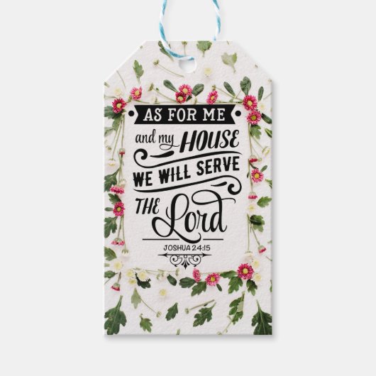 私と私の家に関して ギフトタグ (正面)