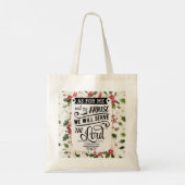 私と私の家に関して トートバッグ (裏面)