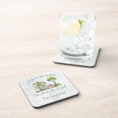 私と私の家のタイポグラフィのための聖書の詩 コースター (右側)