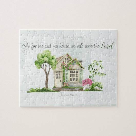 私と私の家のバイブルの詩の水の色について ジグソーパズル (横)