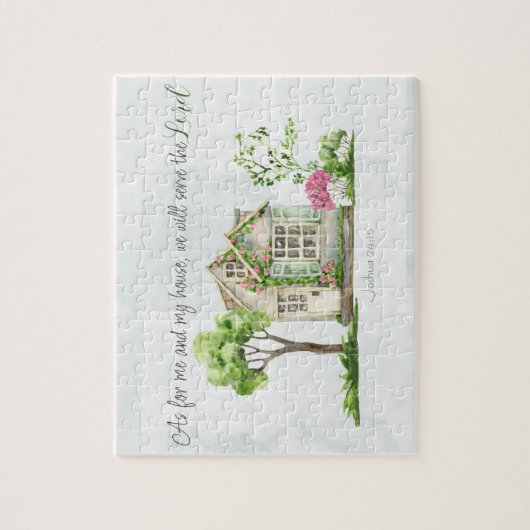 私と私の家のバイブルの詩の水の色について ジグソーパズル (縦)