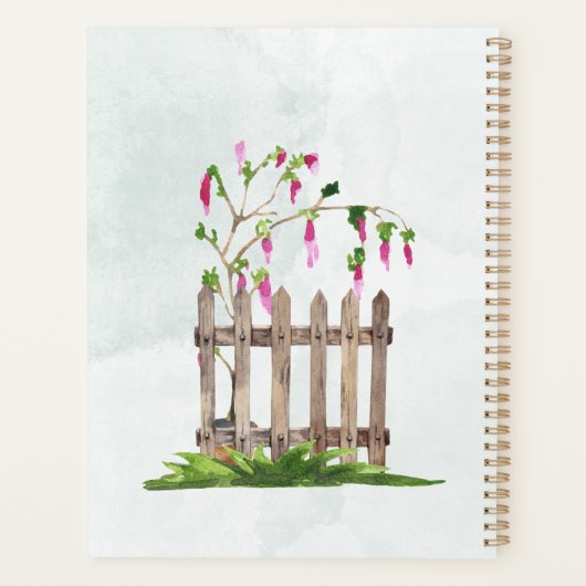 私と私の家のバイブルの詩の水の色について プランナー手帳 (裏面)