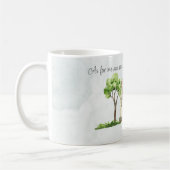 私と私の家の水の色のための聖書の詩 コーヒーマグカップ (左)