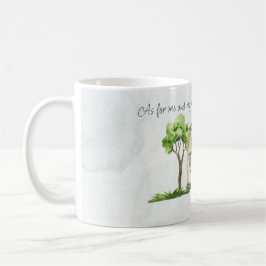 私と私の家の水の色のための聖書の詩 コーヒーマグカップ