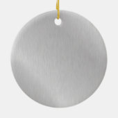 私と私の家の聖書の聖句について セラミックオーナメント (裏面)