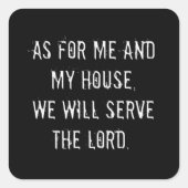 私と私の家は主に仕える スクエアシール (正面)