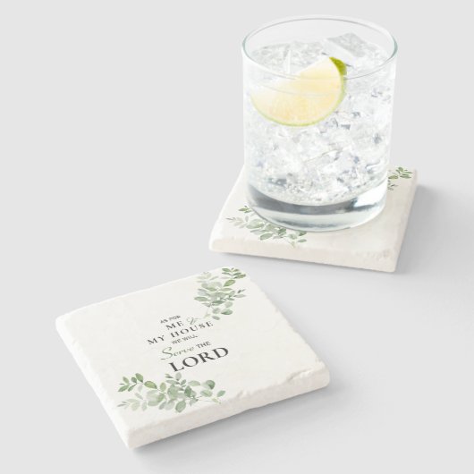 私と私の家は主に仕える ストーンコースター (横)