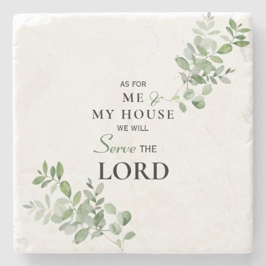 私と私の家は主に仕える ストーンコースター (正面)