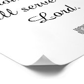 私と私の家は主に仕える ポスター (角)