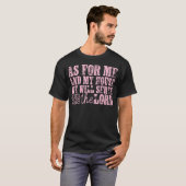 私と私の家は主に従います - Tシャツ (正面フル)