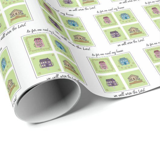 私と私の家は主の引っ越し祝いパーティーに仕える ラッピングペーパー (ロールコーナー)