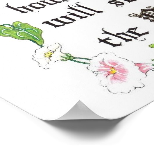 私と私の家は… ポスター (角)