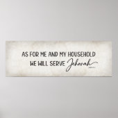 私と私の家族はエホバに仕える ポスター (正面)