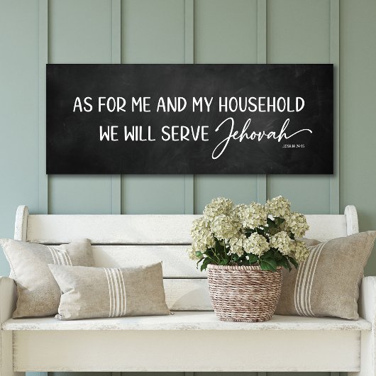 私と私の家族は黒板に キャンバスプリント