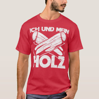 私と私の木のシャツの木工 Tシャツ