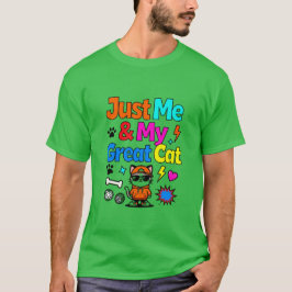 私と私の素敵な猫デザイン Tシャツ