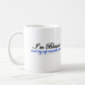 私と私の賛美カップランニング コーヒーマグカップ (左)