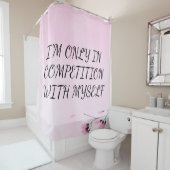 私と私自身と シャワーカーテン (インサイチュ)