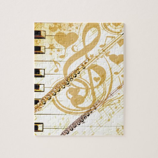 私と笛_ ジグソーパズル (縦)