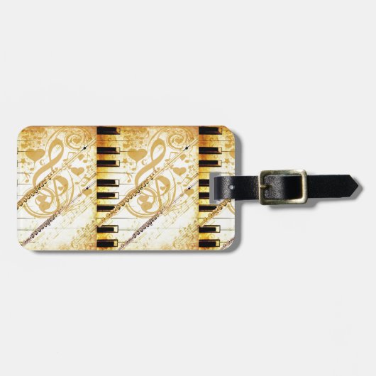 私と笛_ ラゲッジタグ (正面横)