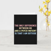 私と精神の唯一の違いを子宮 カード (黄色い花)