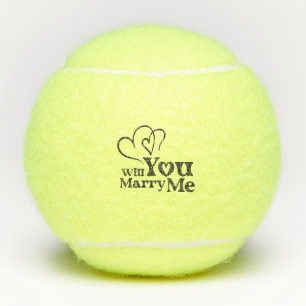 私と結婚しておもしろいく結婚か テニスボール