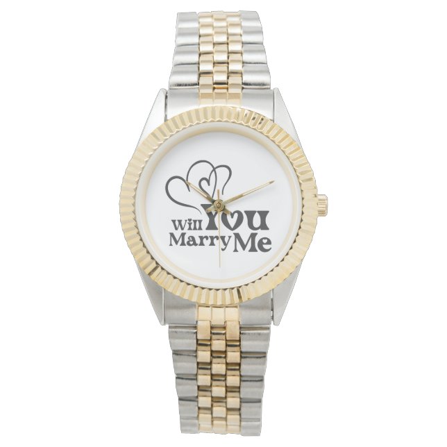 私と結婚しておもしろいく結婚か 腕時計 (正面)