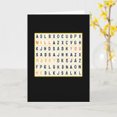 私と結婚してください ウェディング カード (黄色い花)