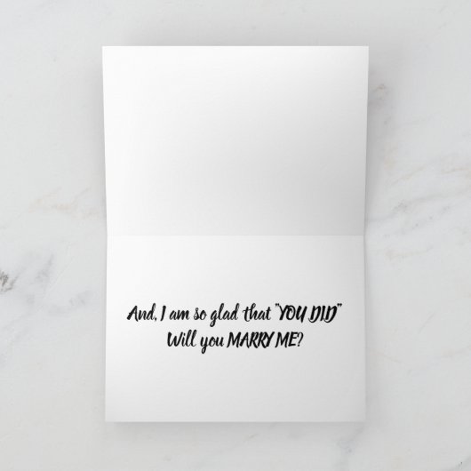 ****私と結婚してください*****婚約/提案C シーズンカード (内部)