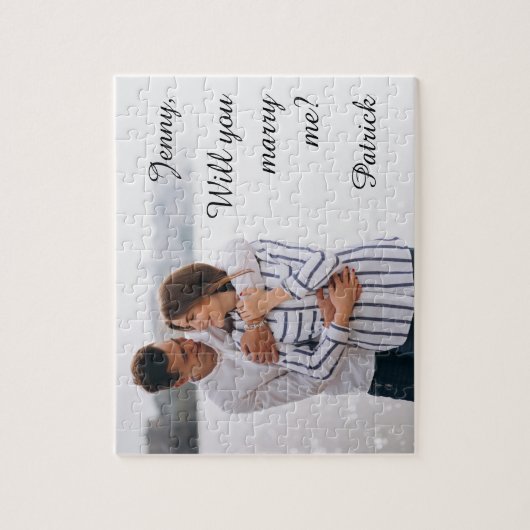 私と結婚してくれないか写真パズル ジグソーパズル (縦)