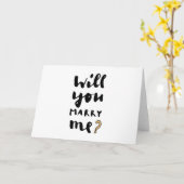 私と結婚してくれますか カード (黄色い花)