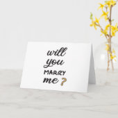 私と結婚してくれますか? カード (黄色い花)
