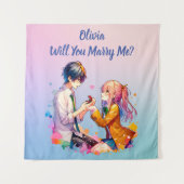 私と結婚してくれますか タペストリー (正面)